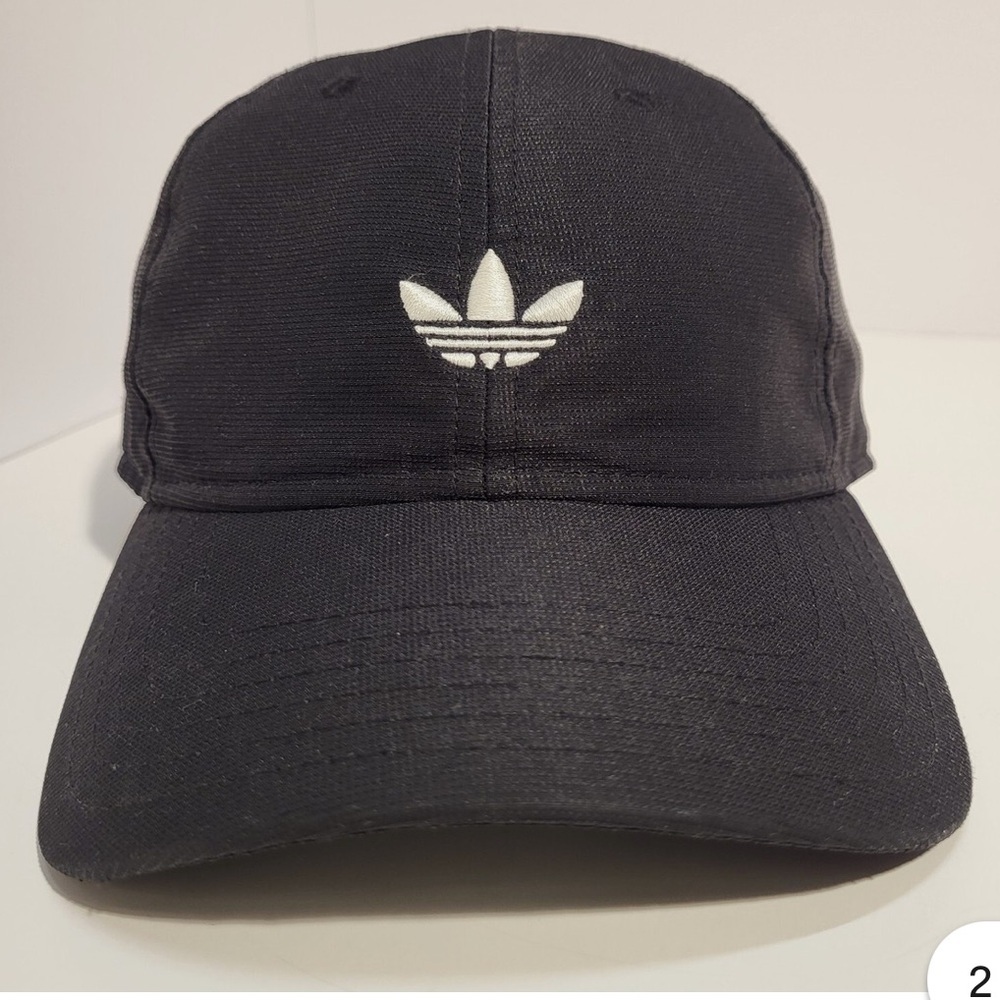 Adidas Black Trefoil Logo Cap